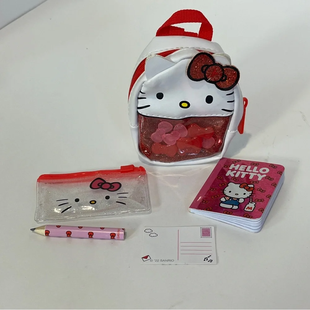 Real Littles Hello Kitty Kuromi Cinnamoroll 2022 Sanrio Miniature Mini Backpack - Picture 1 of 16